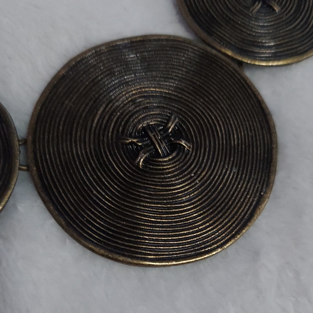 8/$10 Paparazzi Bronze Circular Necklace Set - Picture 6 of 7